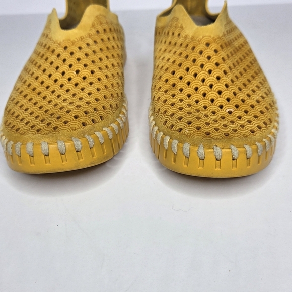 Ilse Jacobsen Tulip Flats Mustard Gold Slip On Sneakers Women's Size Euro 36 / 6 - Picture 4 of 12
